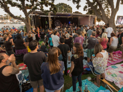 The Marina del Rey Summer Concert Series draws music lovers from throughout Los Angeles. Admission is free.