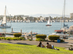 Burton Chace Park has some of the best views in Marina del Rey.