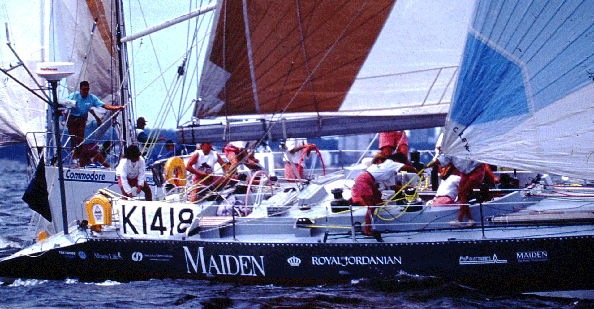 maiden an all-female yacht arrives to LA
