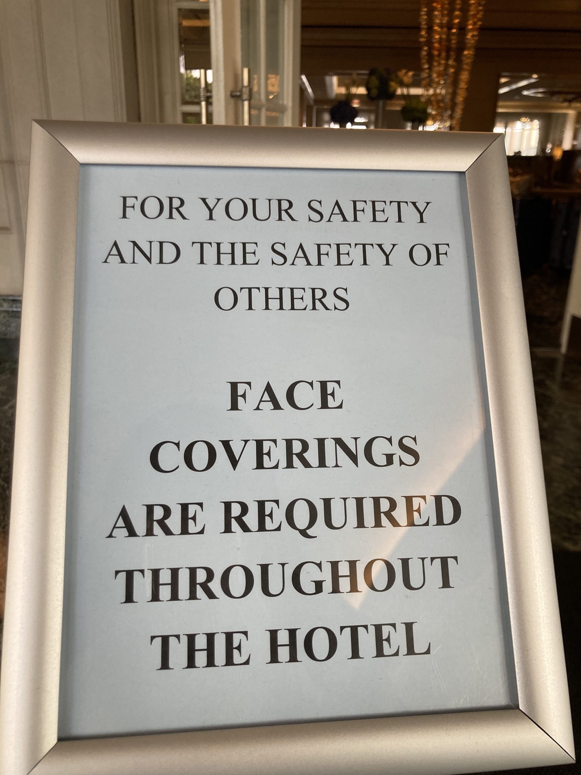 face covering signage