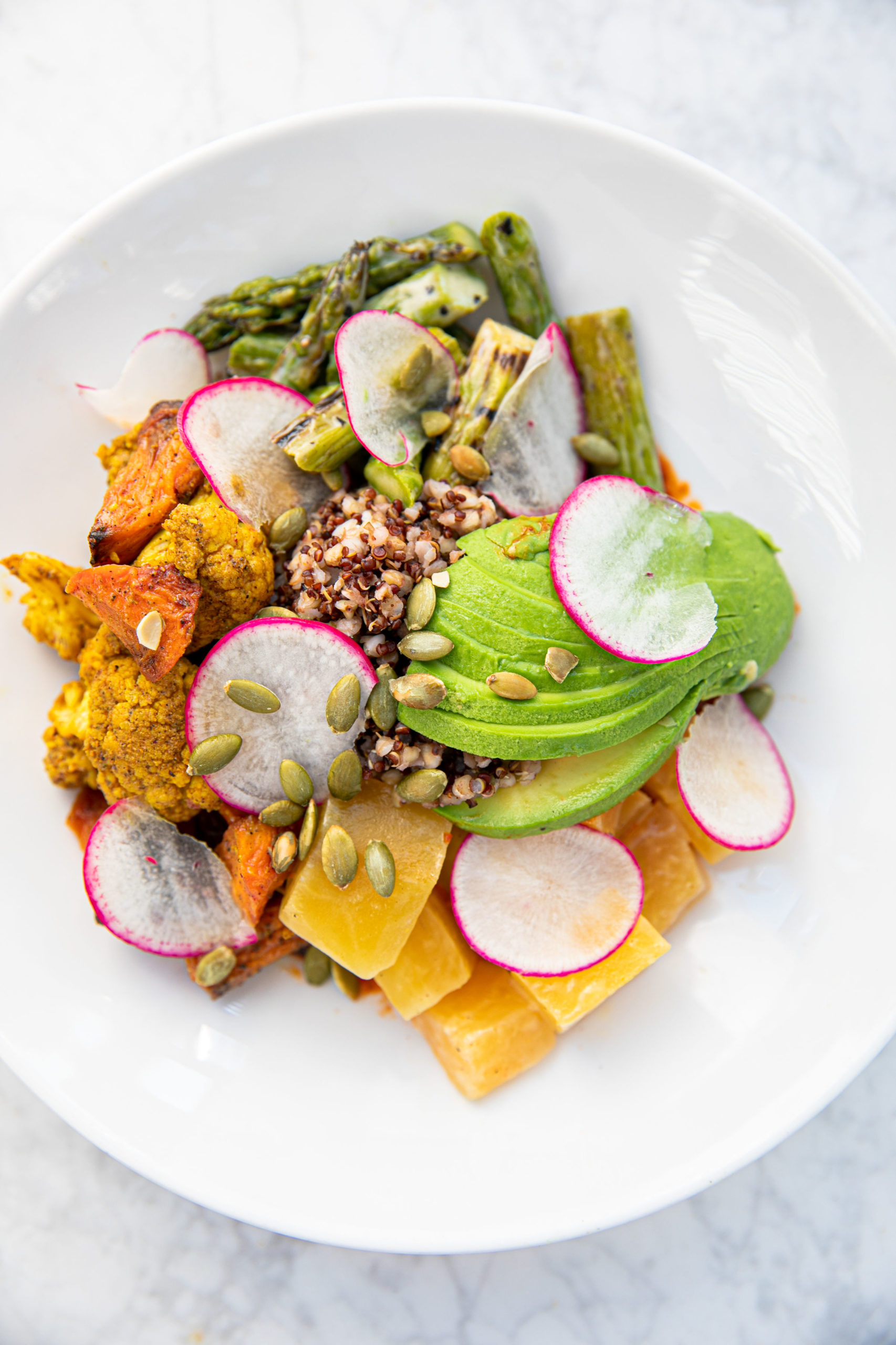 marina del rey takeout healthy vegan salad