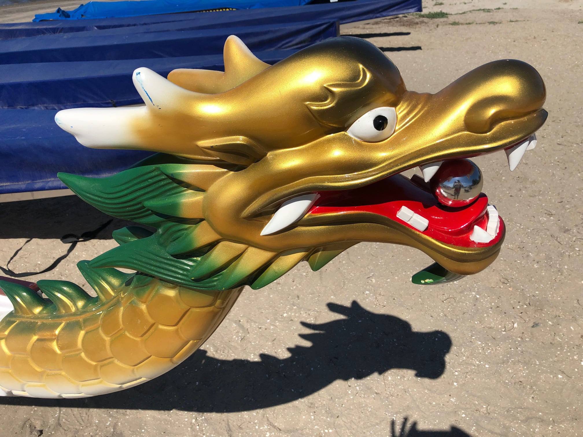 Dragon boat head for dragon boat racing